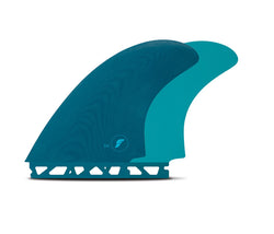 Futures EN Twin fin set - Aqua Blue / Green
